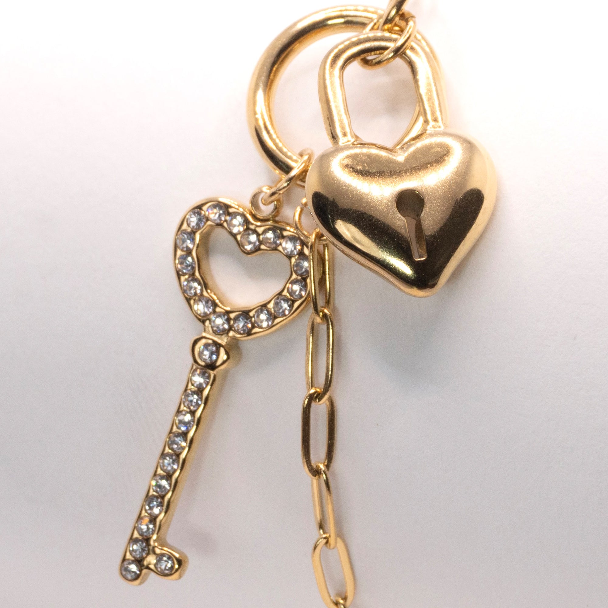 The Heart & Key Charm Bracelet