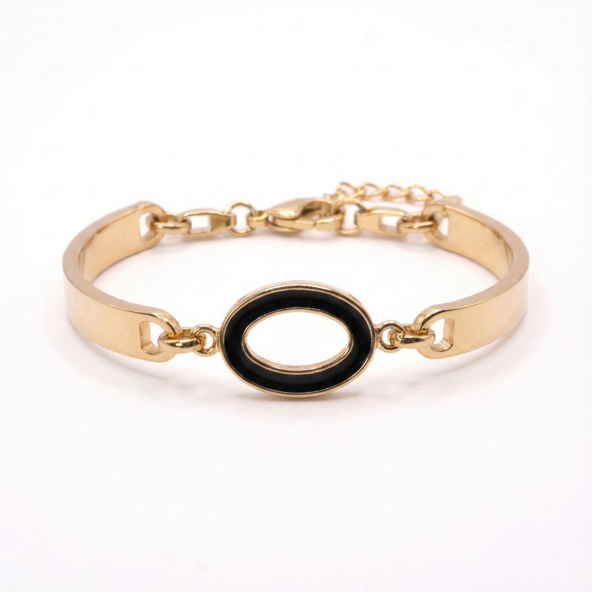 The Noir Oval Accent Bracelet