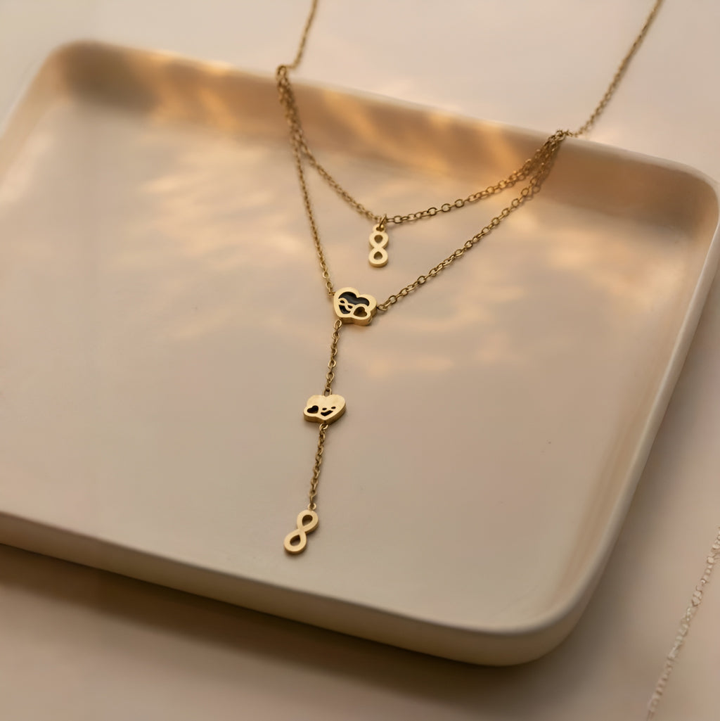 The Infinity Hearts Necklace
