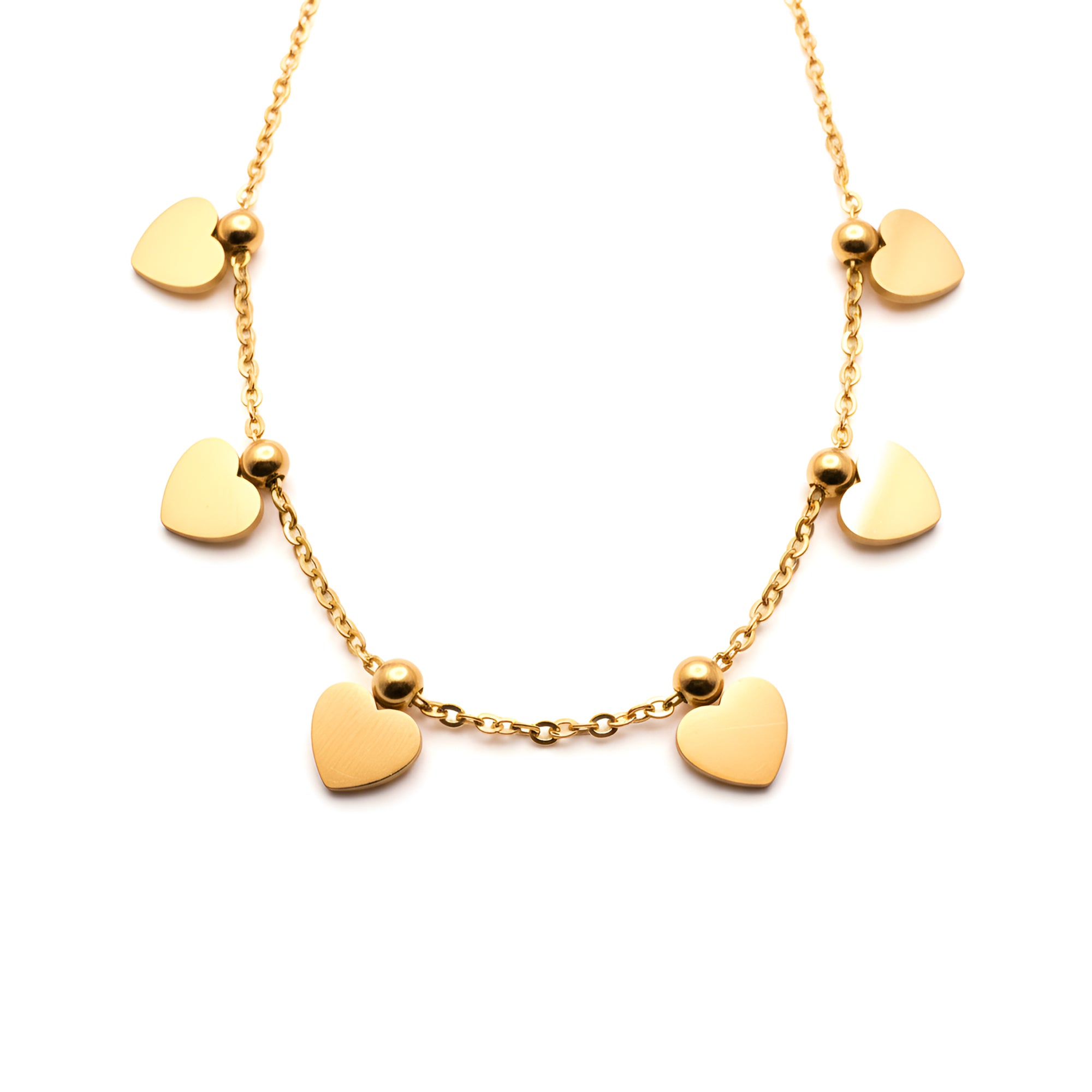 The Golden Hearts Necklace
