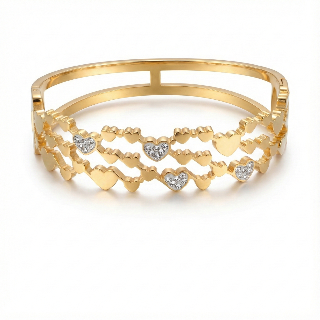 The Heartline Glow Bangle