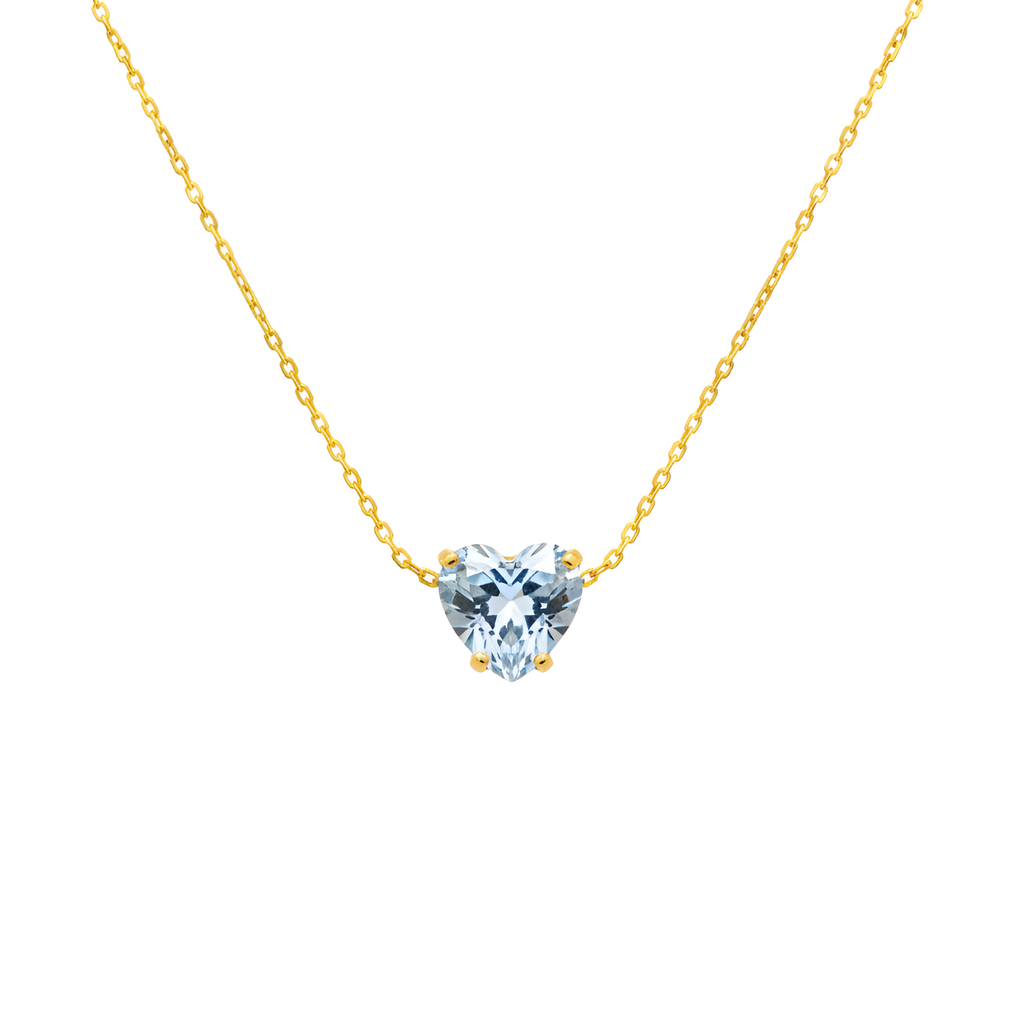 The Crystal Heart Shine Necklace