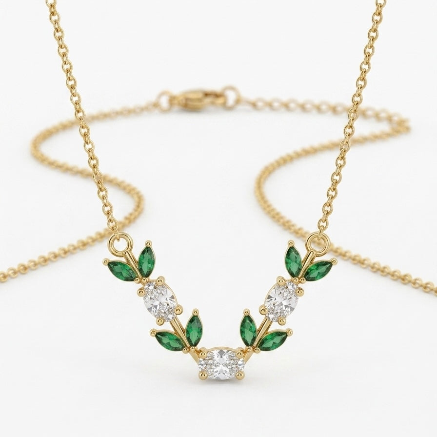 The Emerald Vine Necklace