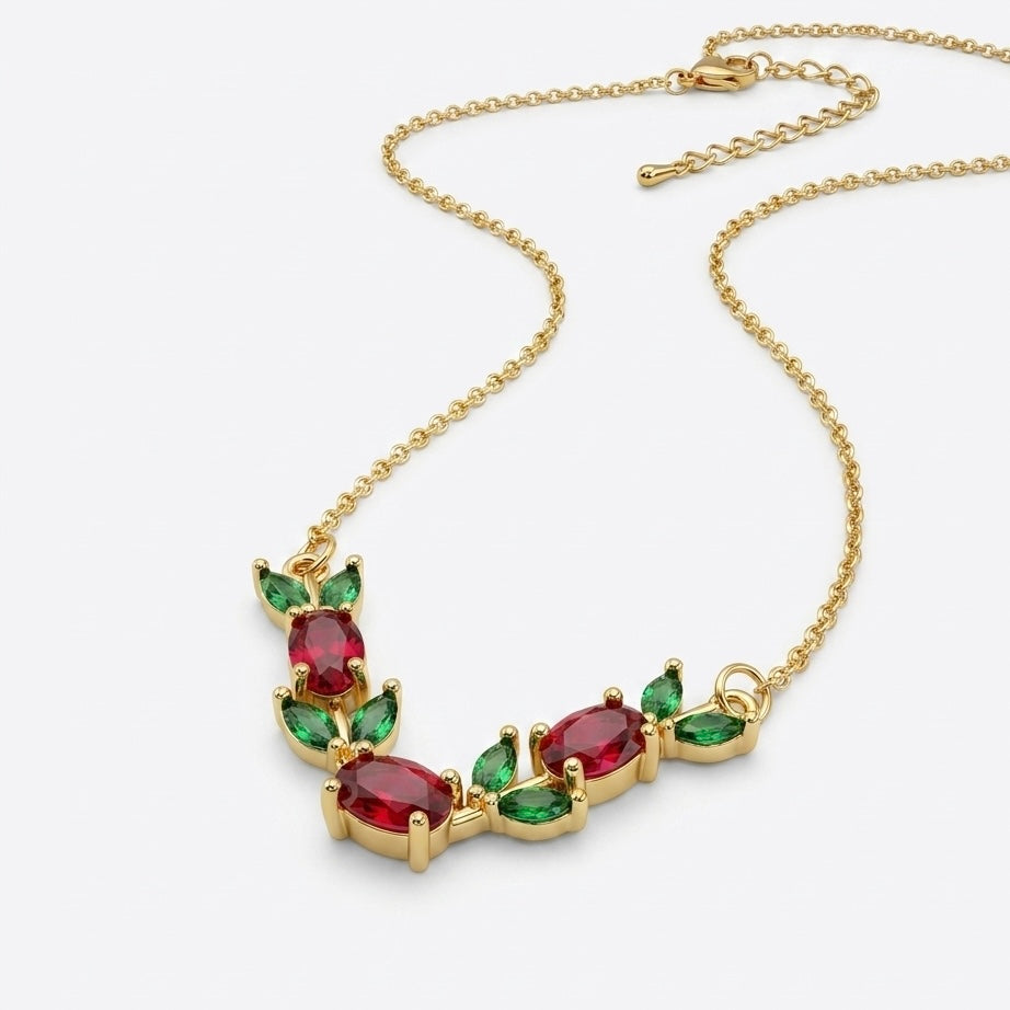 The Crimson Vine Necklace