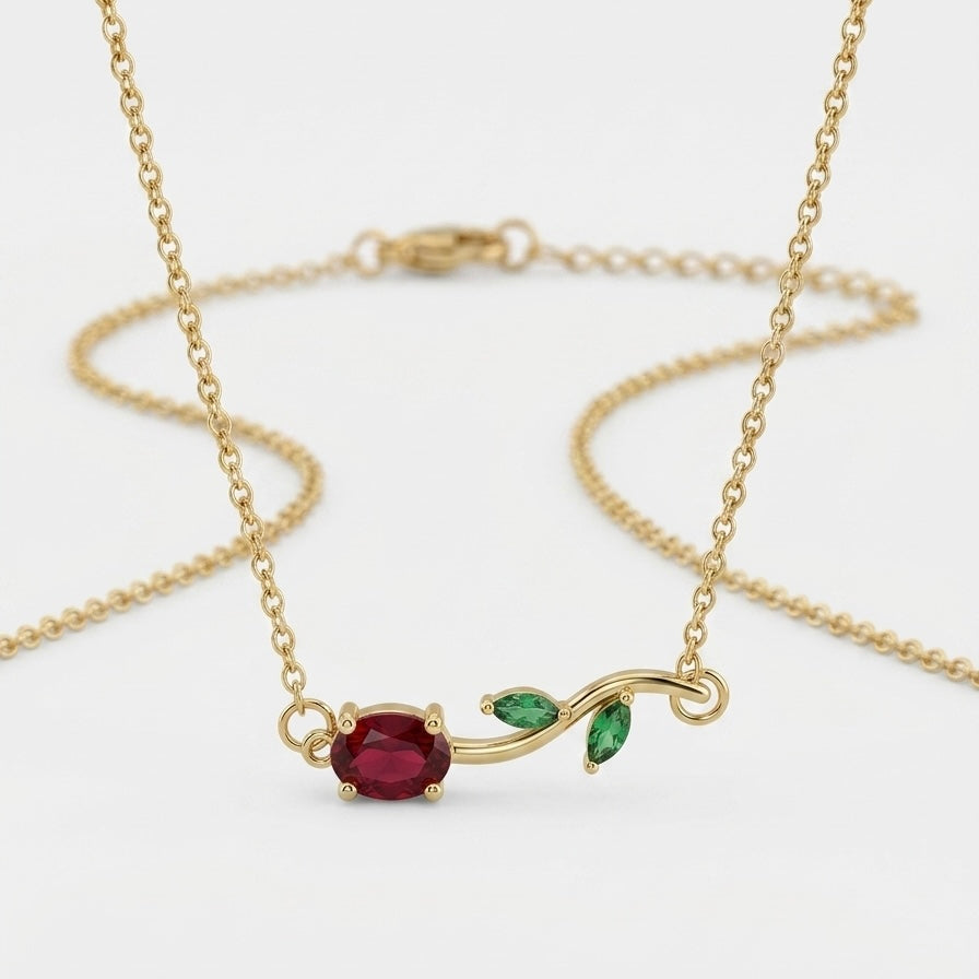 The Scarlet Vine Necklace