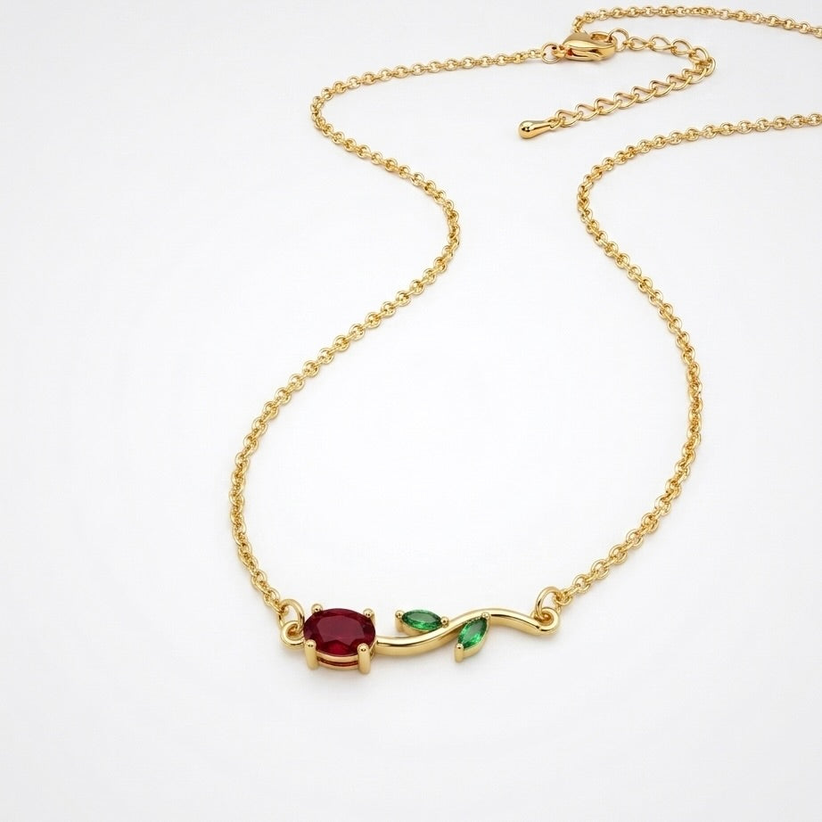 The Scarlet Vine Necklace
