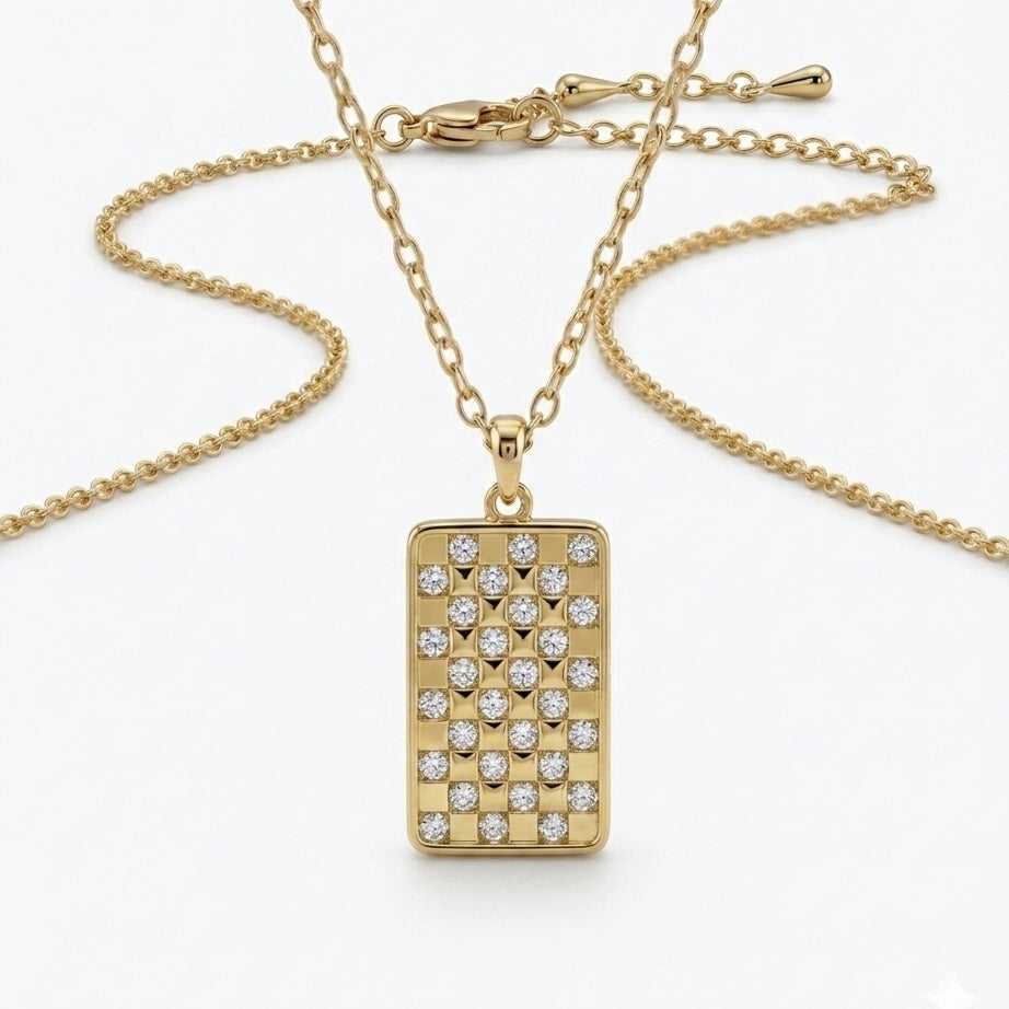 The Lumière Grid Necklace