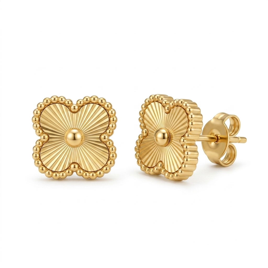 The Soleil Clover Studs