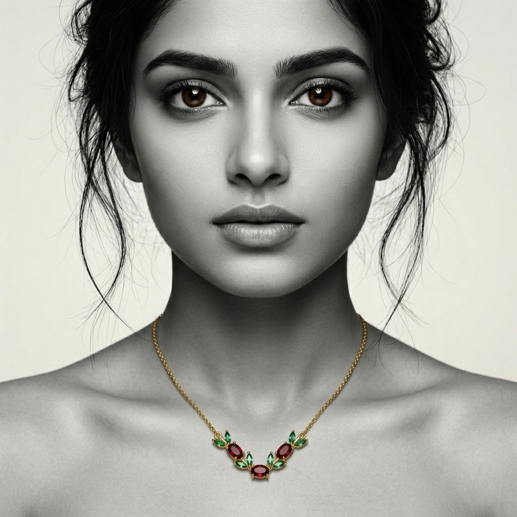 The Crimson Vine Necklace