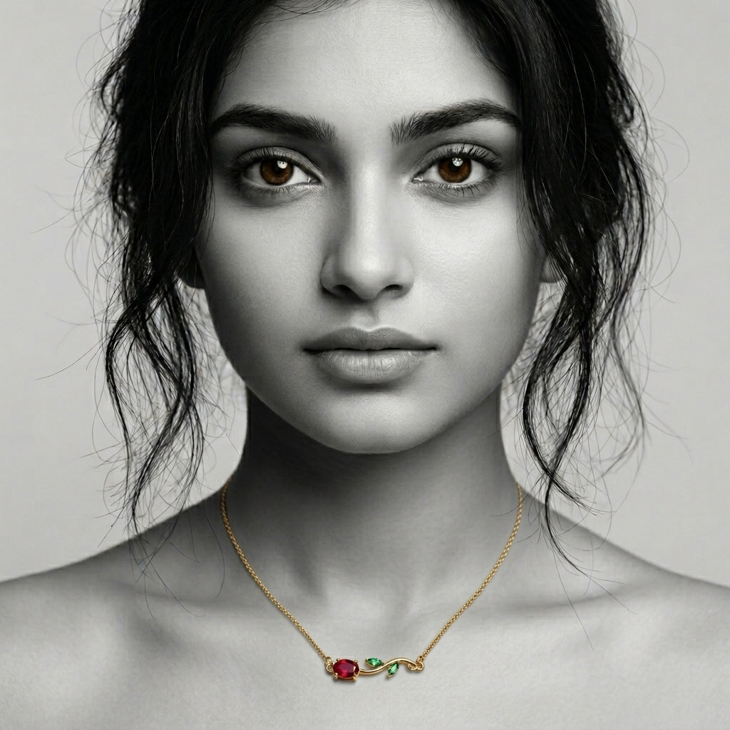 The Scarlet Vine Necklace