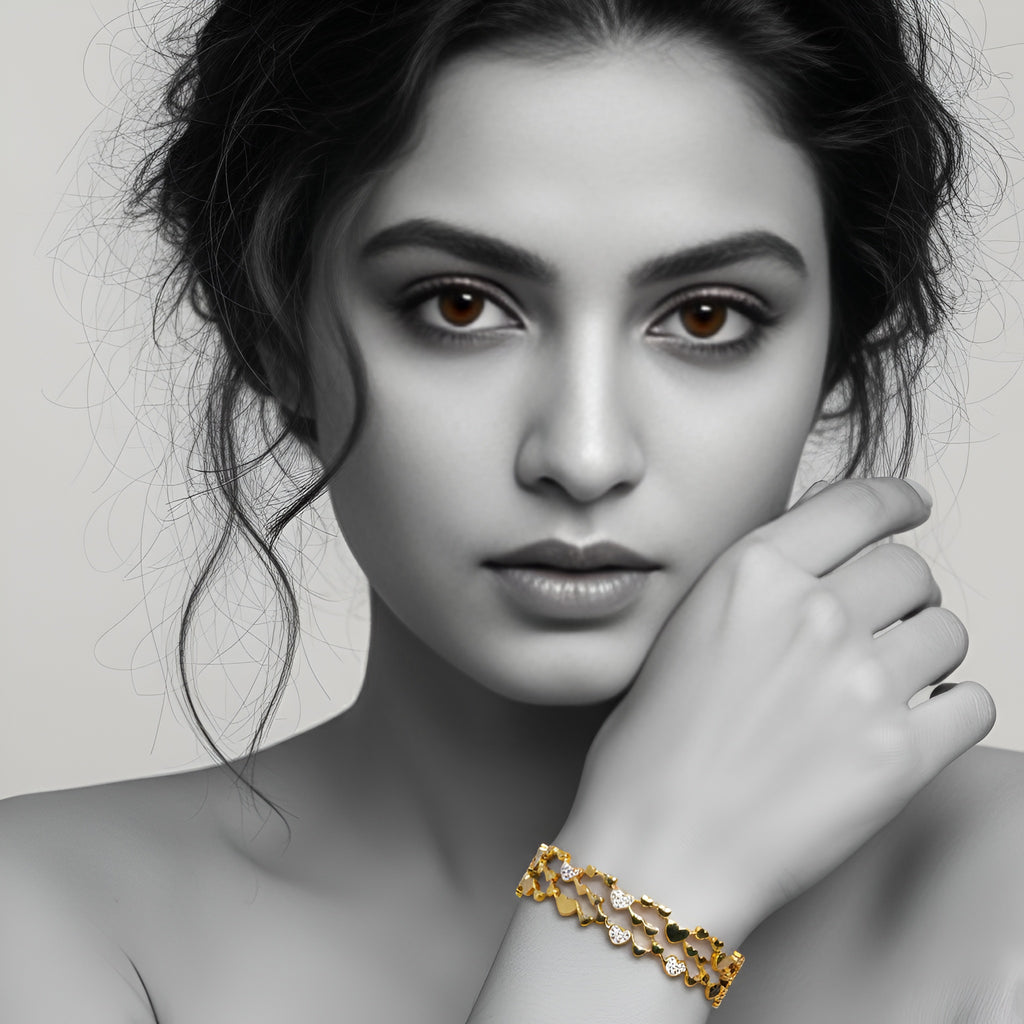 The Heartline Glow Bangle