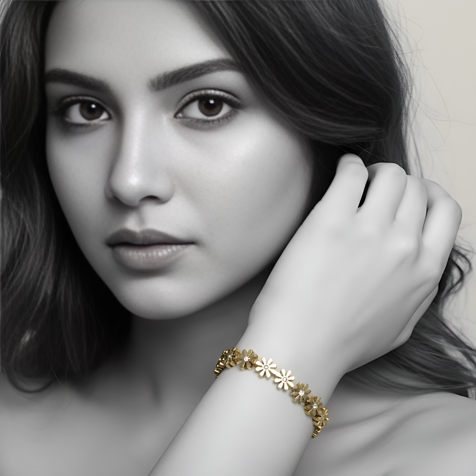 The Golden Bloom Bracelet