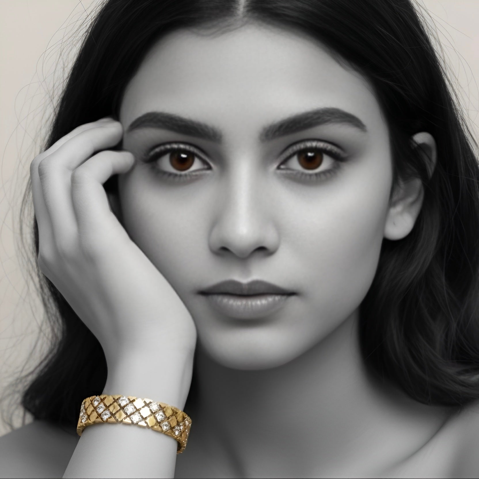 The Lattice Glow Bangle