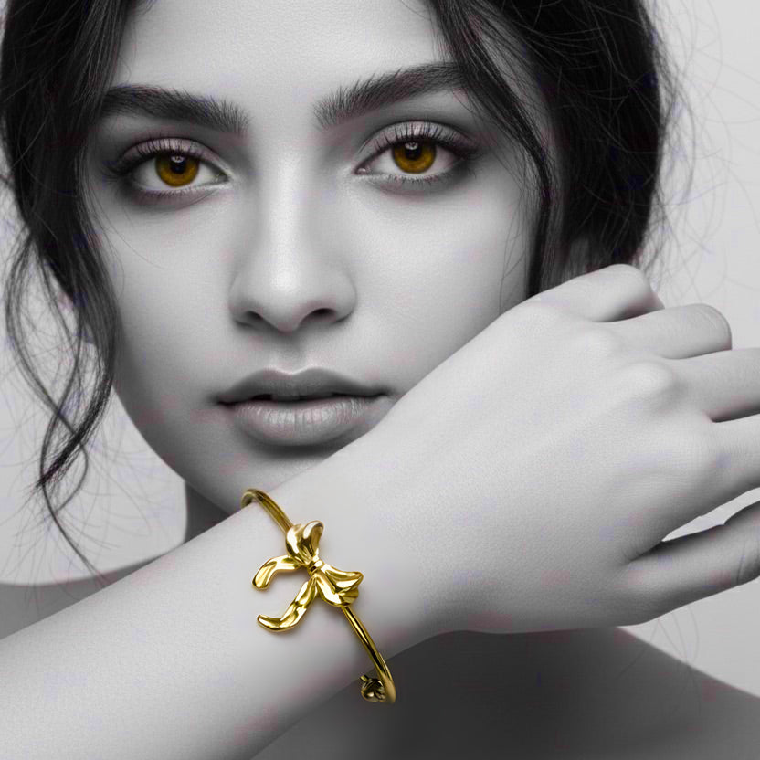 The Sculpted Bow Cuff