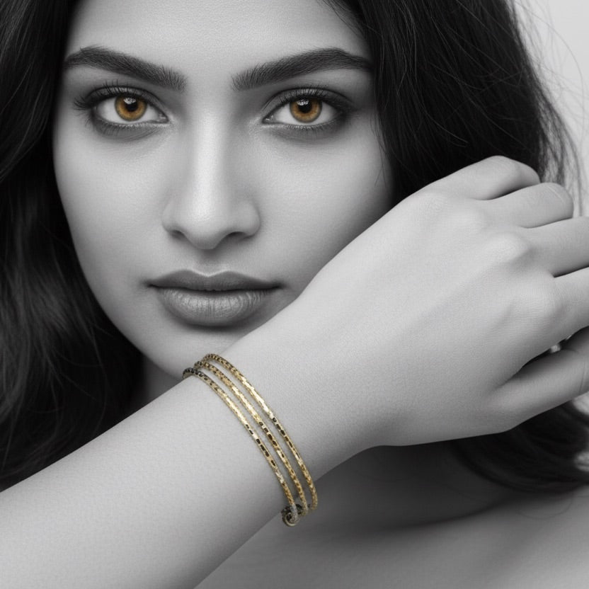 The Golden Harmony Cuff Bracelet