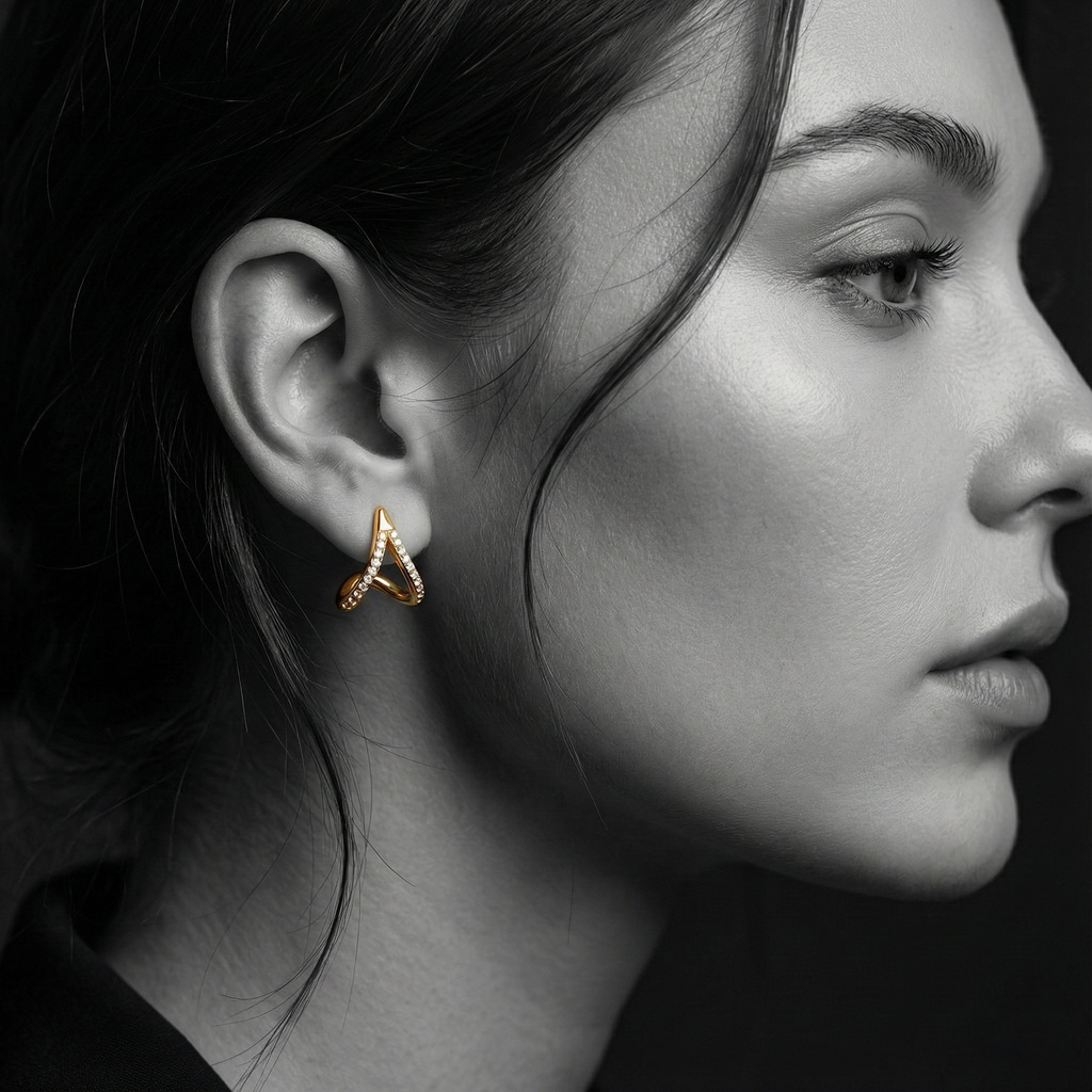 The Vela Spark Stud Earrings