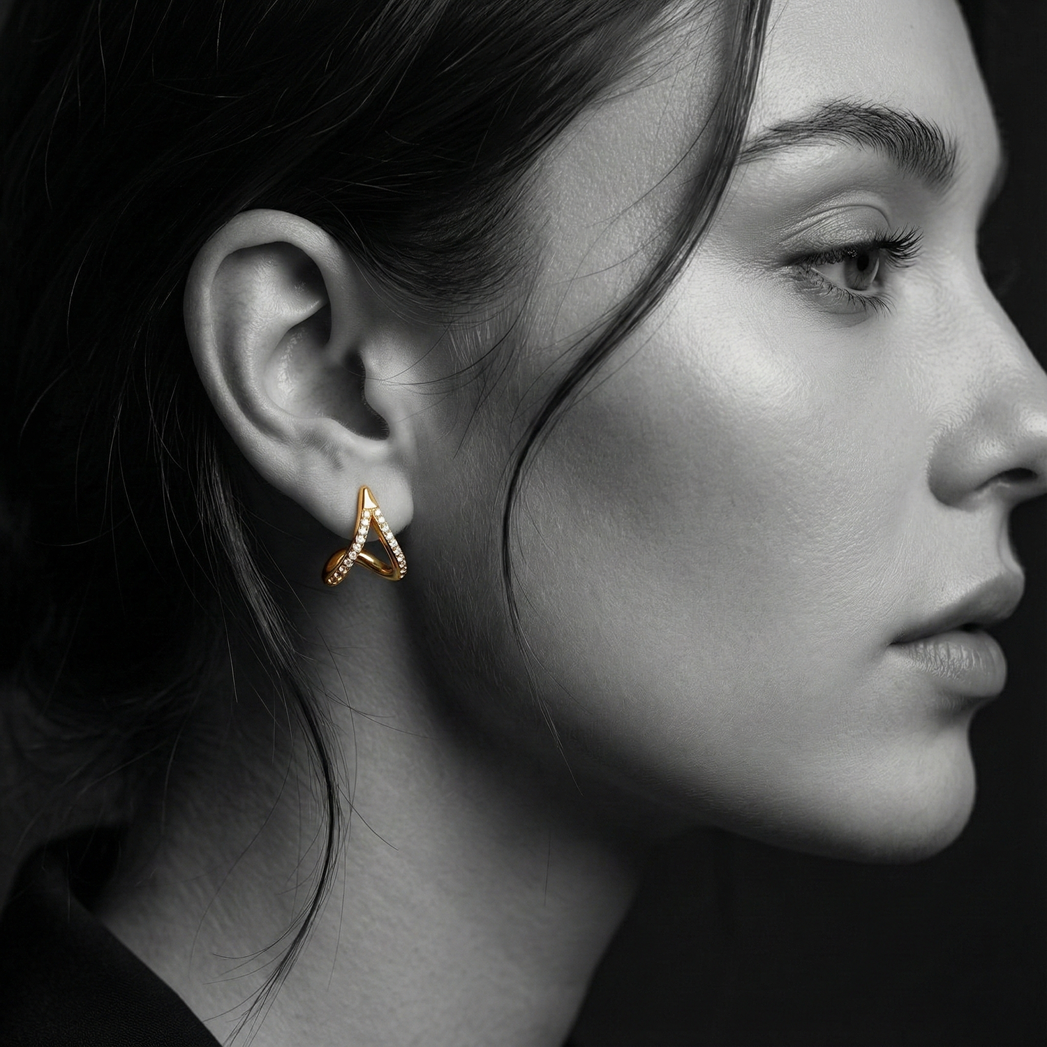 The Vela Spark Stud Earrings