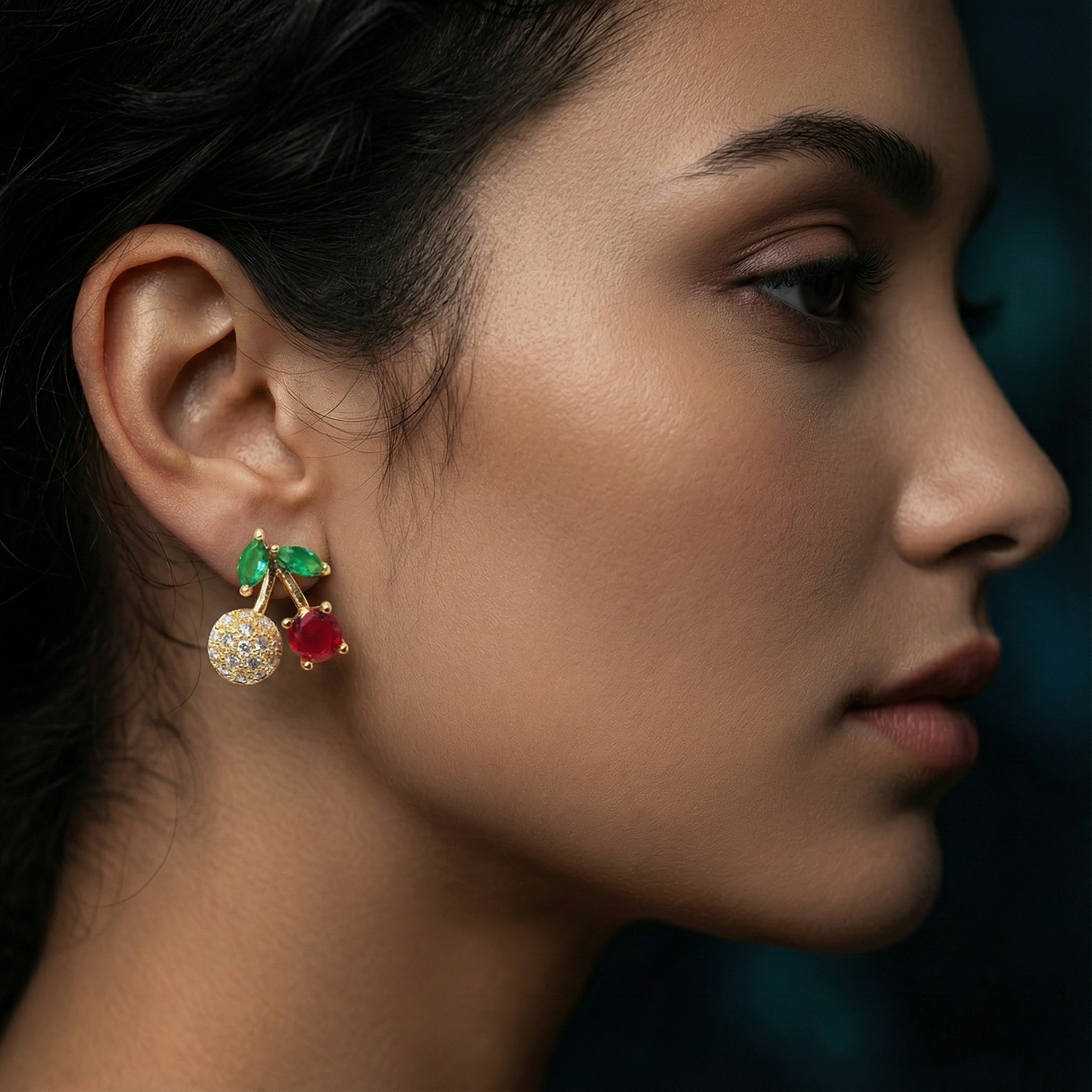 The Cherry Spark Earrings