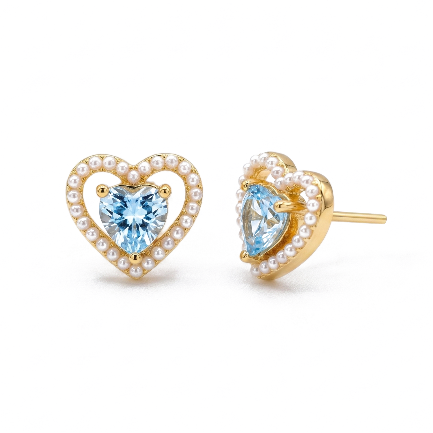 The Heartlight Stud Earrings