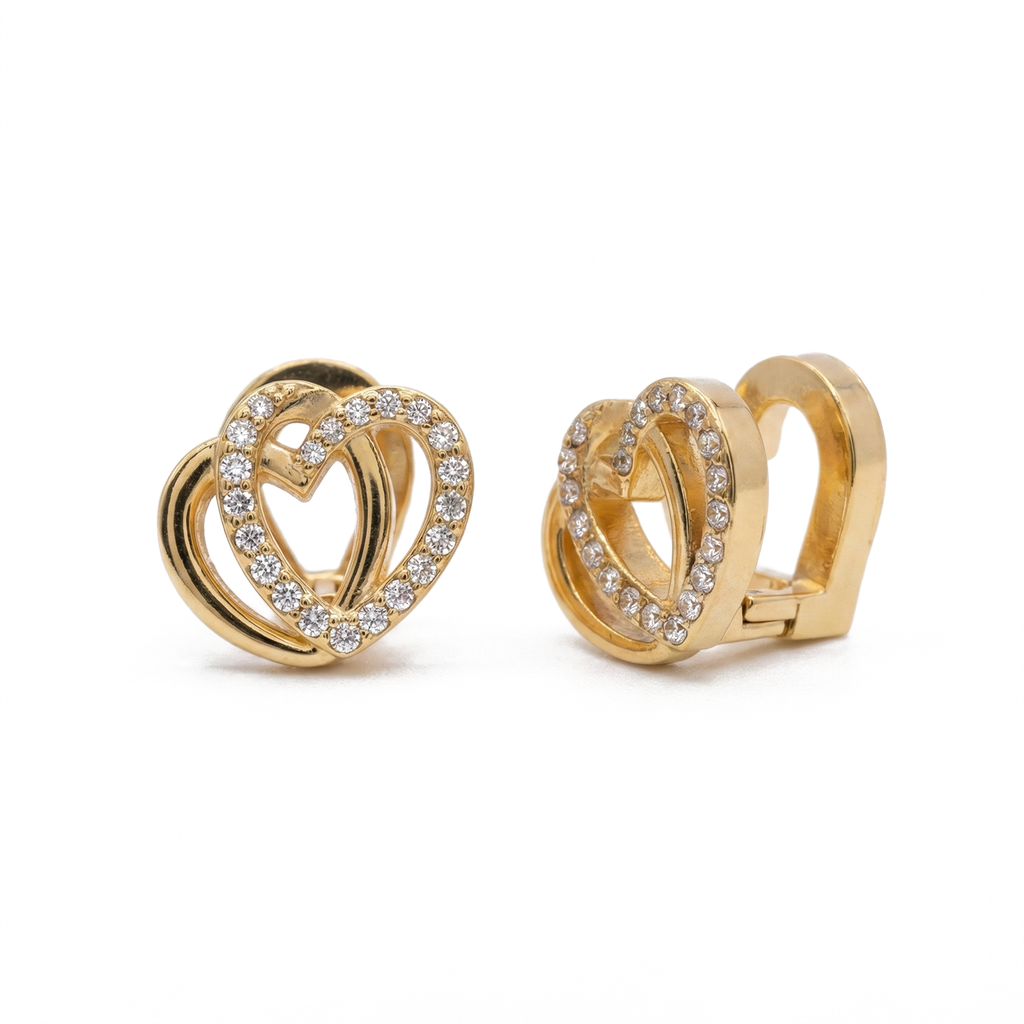 The Entwined Heart Earrings