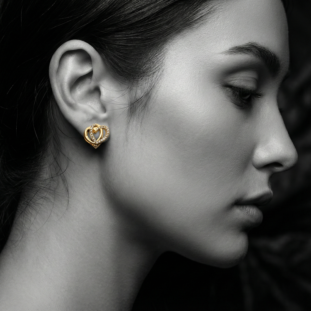 The Entwined Heart Earrings