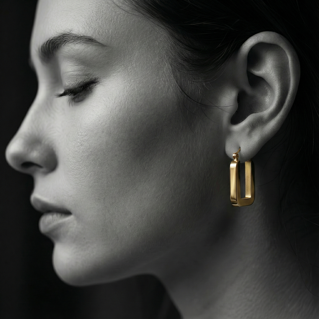 The Aurelia Frame Drop Earrings