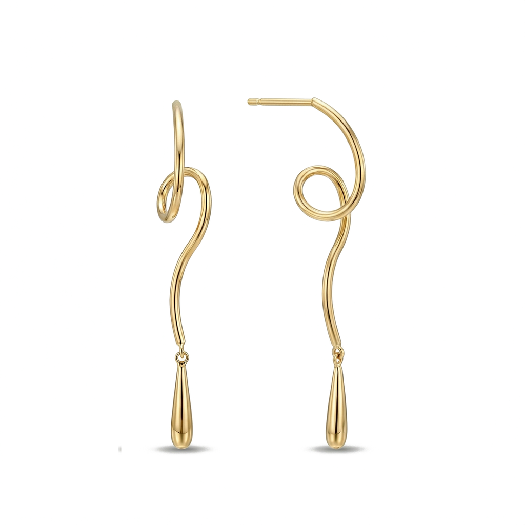 The Serene Loop Drop Earrings