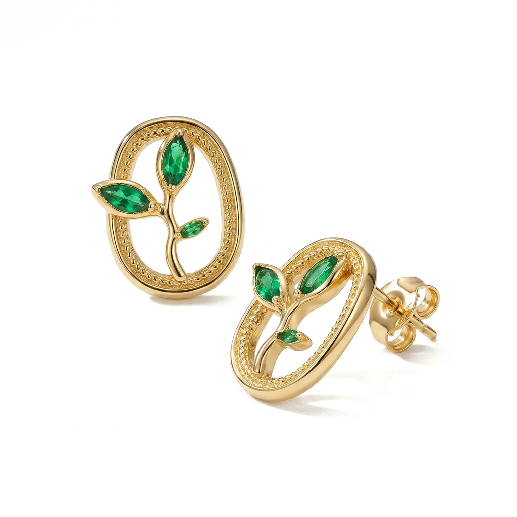 The Bloom Oval Studs