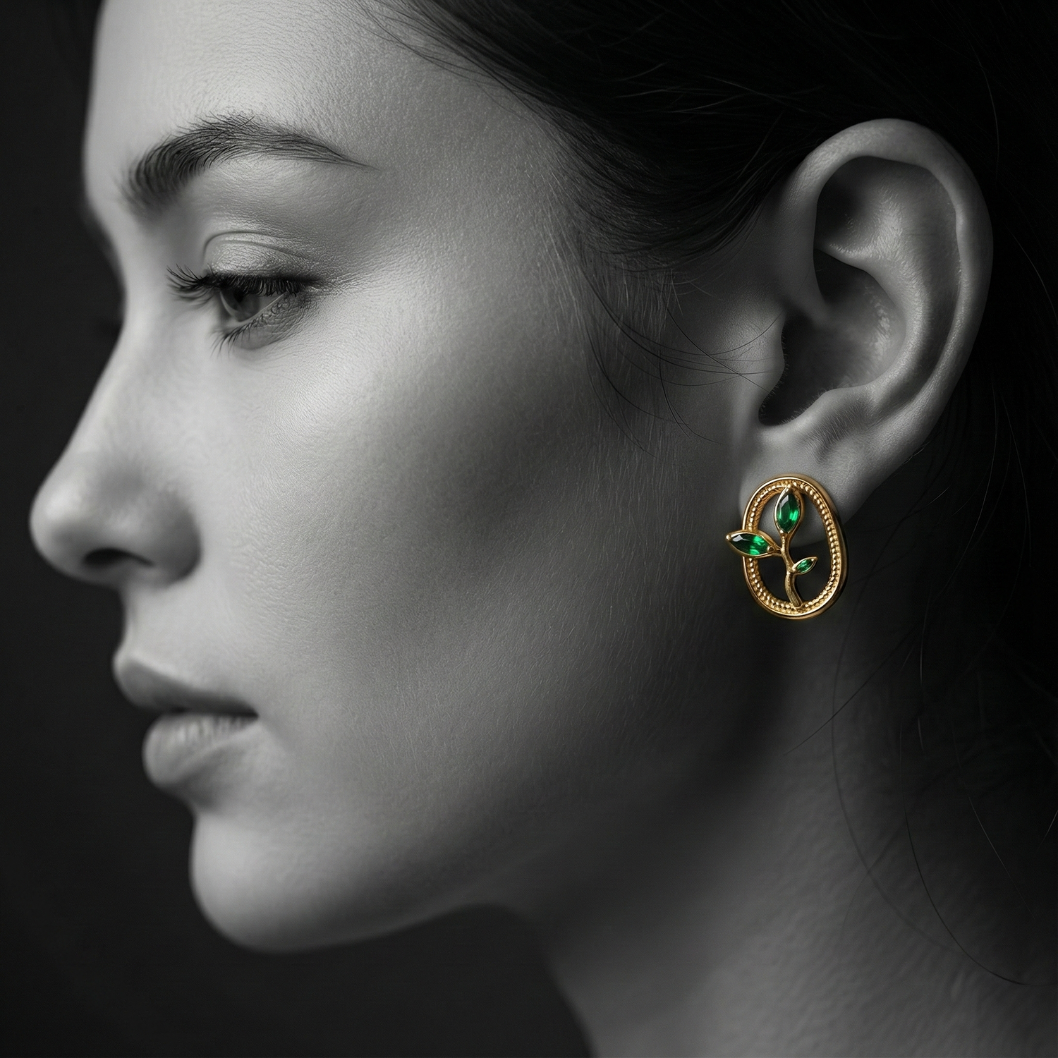 The Bloom Oval Studs