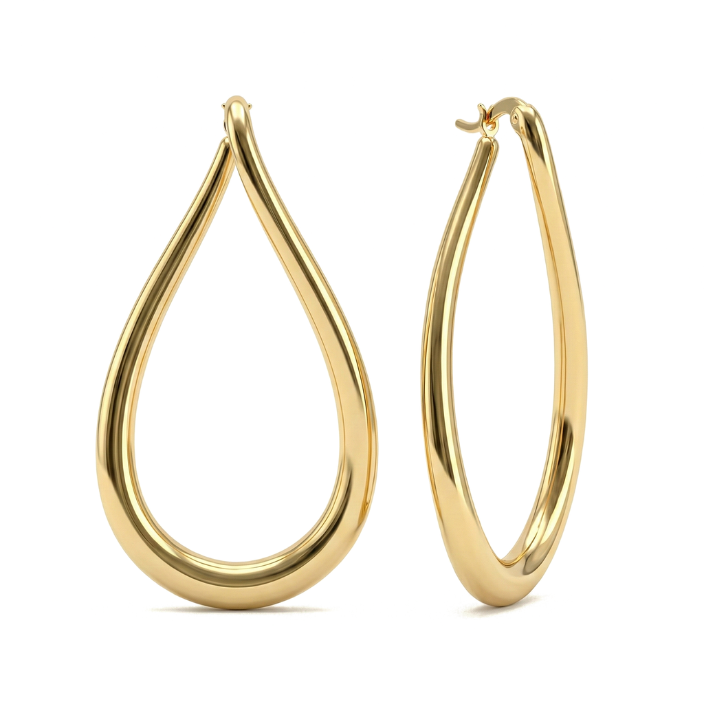 The Golden Drop Earrings
