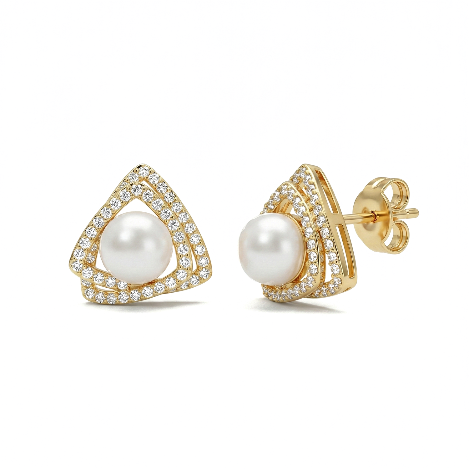 The Pearl Aura Studs