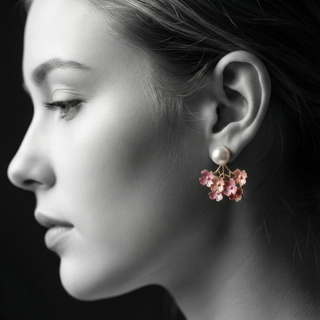 The Blossom Pearl Drop Earrings