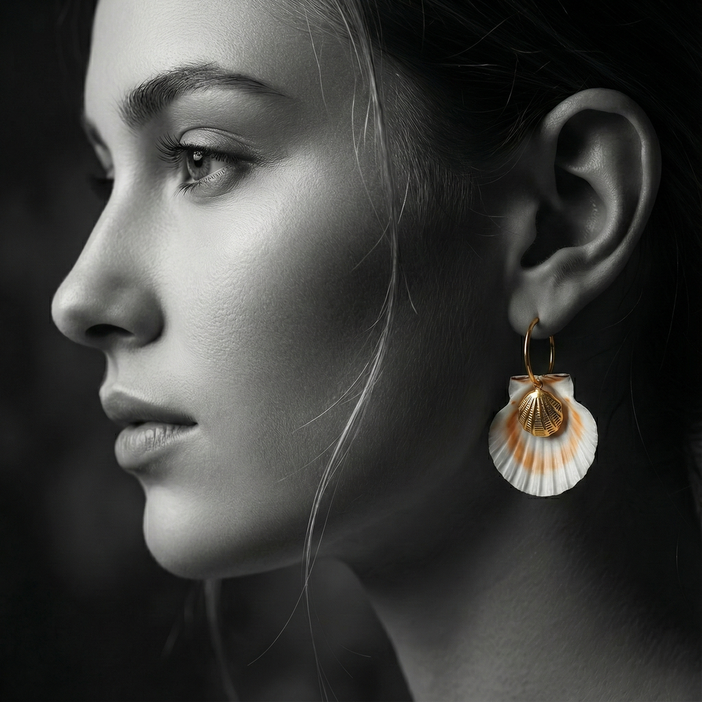 The Seashell Whisper Earrings