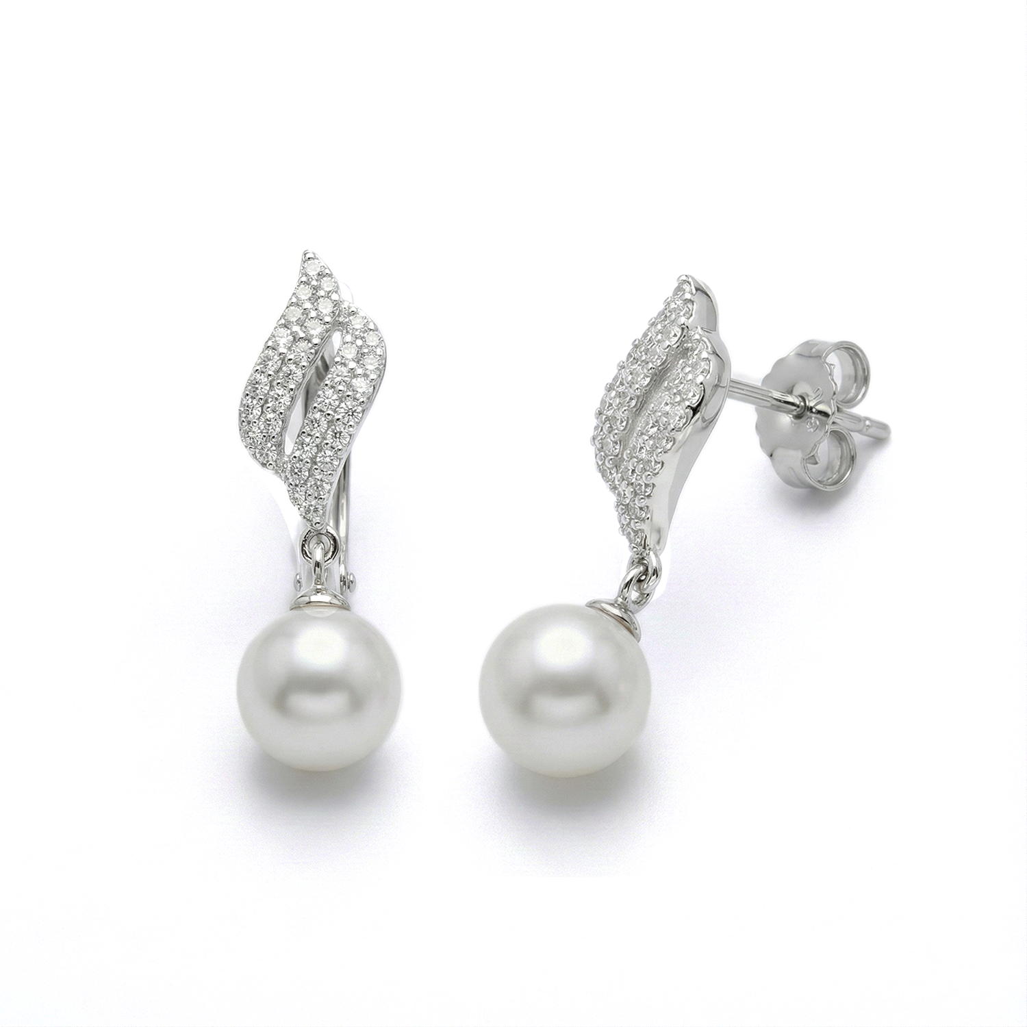 The Pearl Drift Earrings