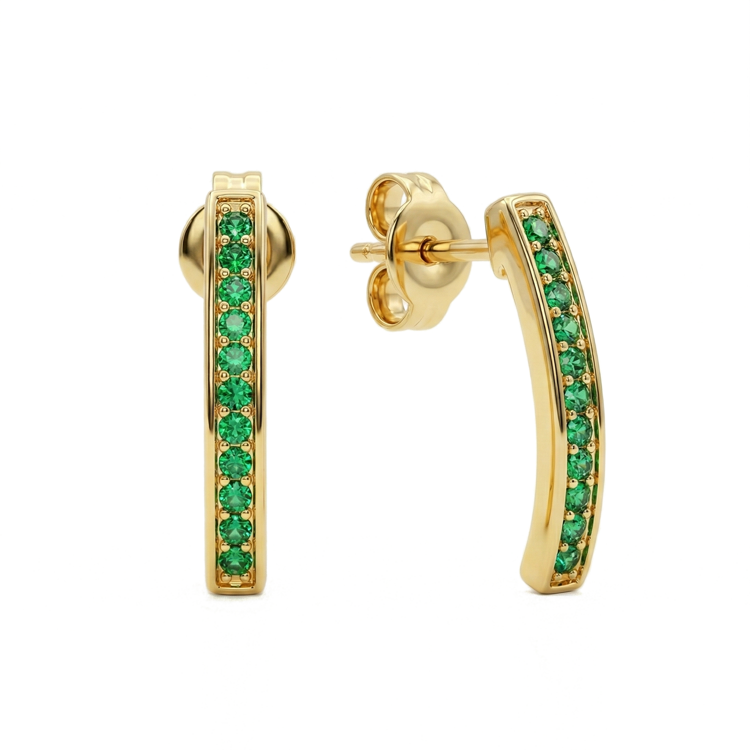 The Emerald Line Stud