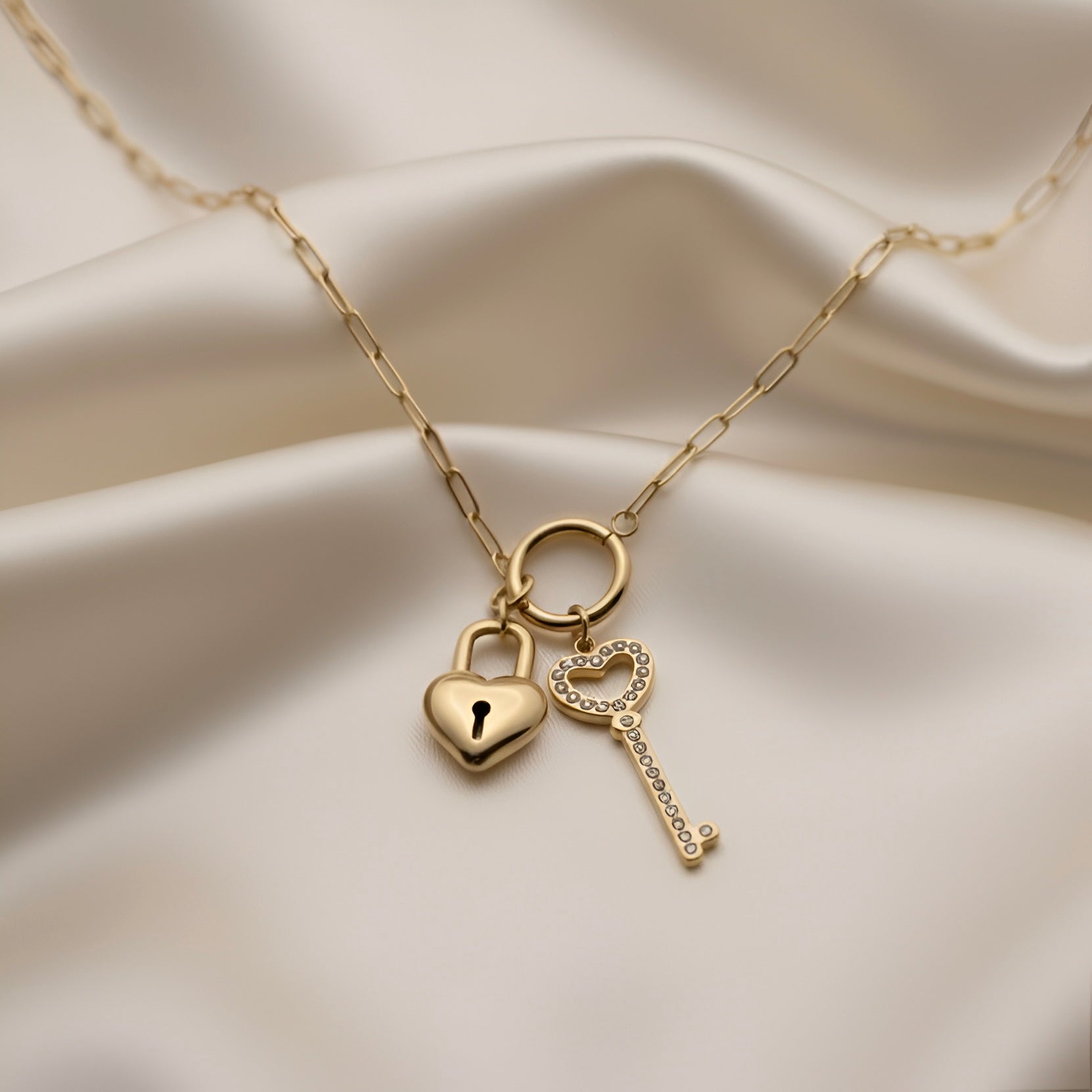 The Heartlock Key Necklace
