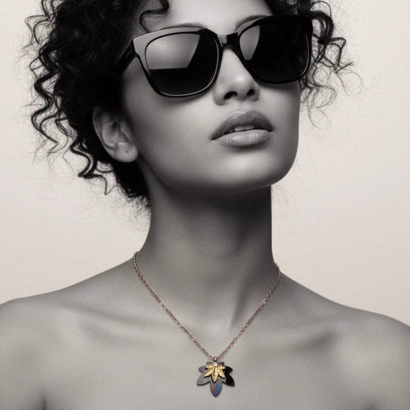The Noir Leaf Necklace