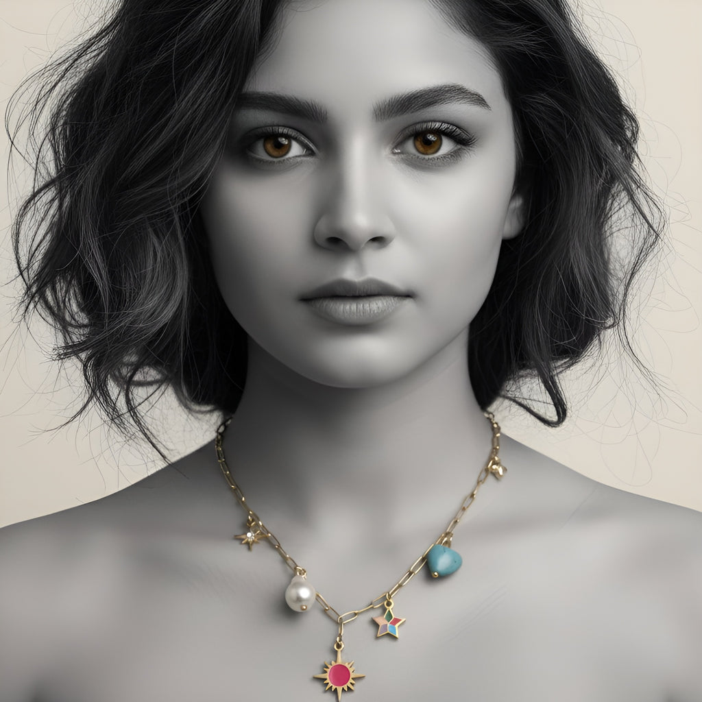 The Celestial Charm Necklace