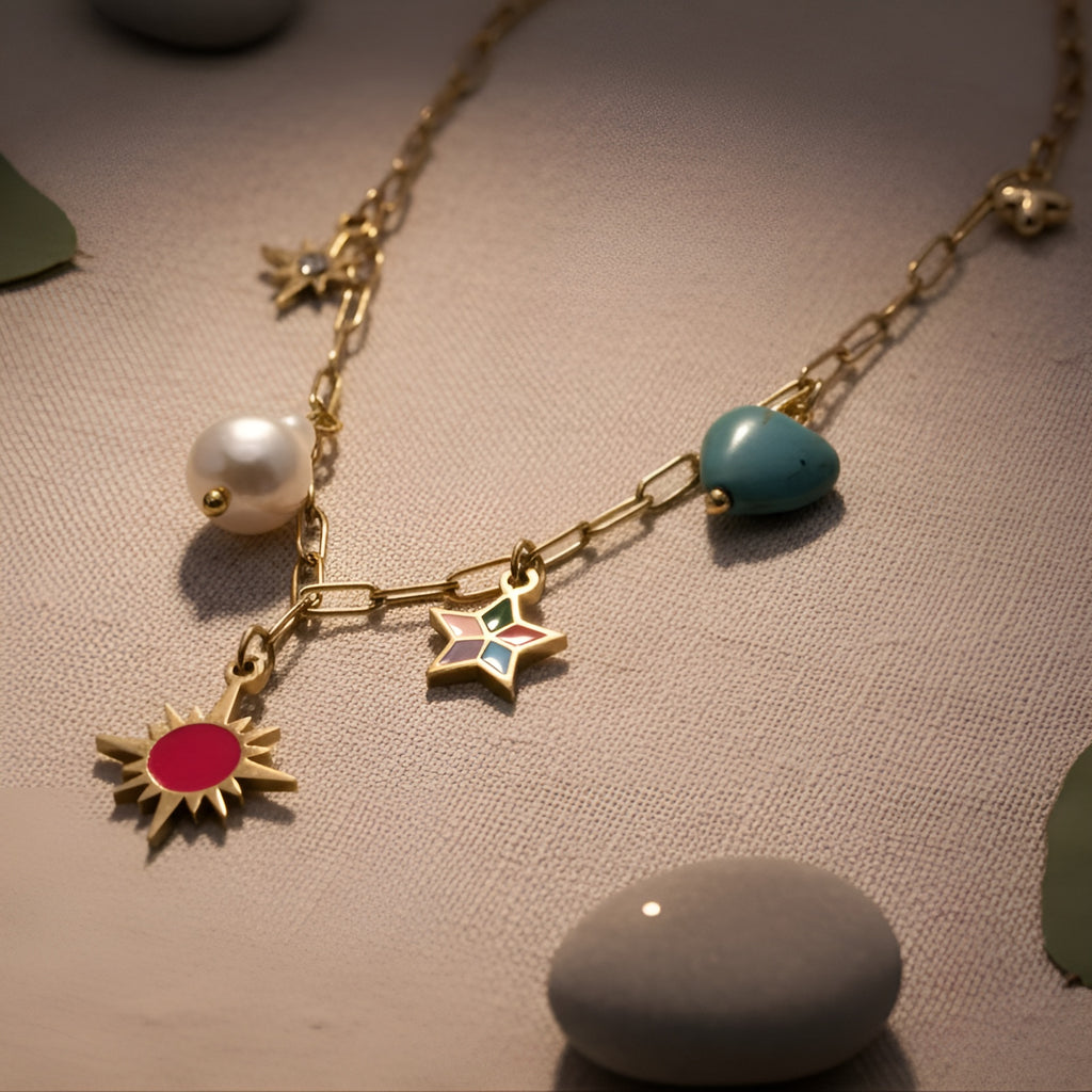 The Celestial Charm Necklace