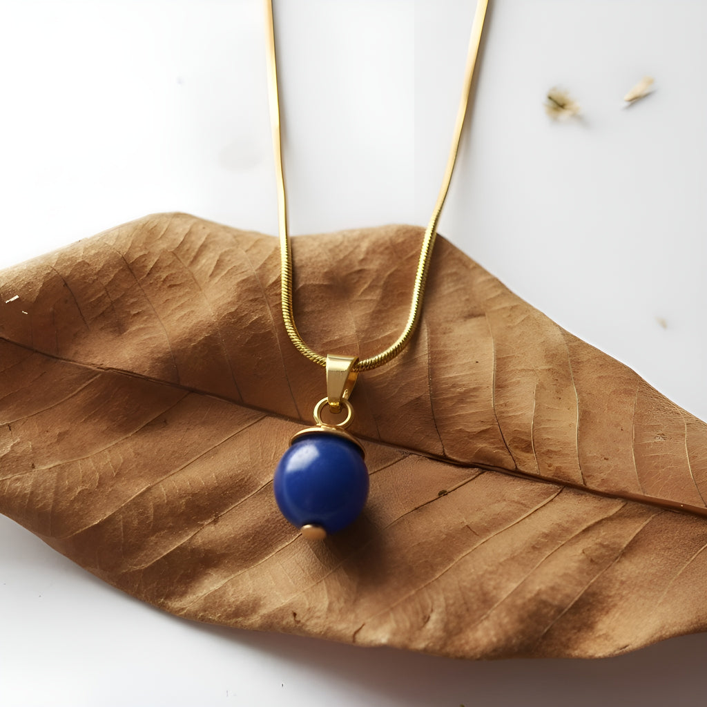The Sapphire Glow Pendant Necklace