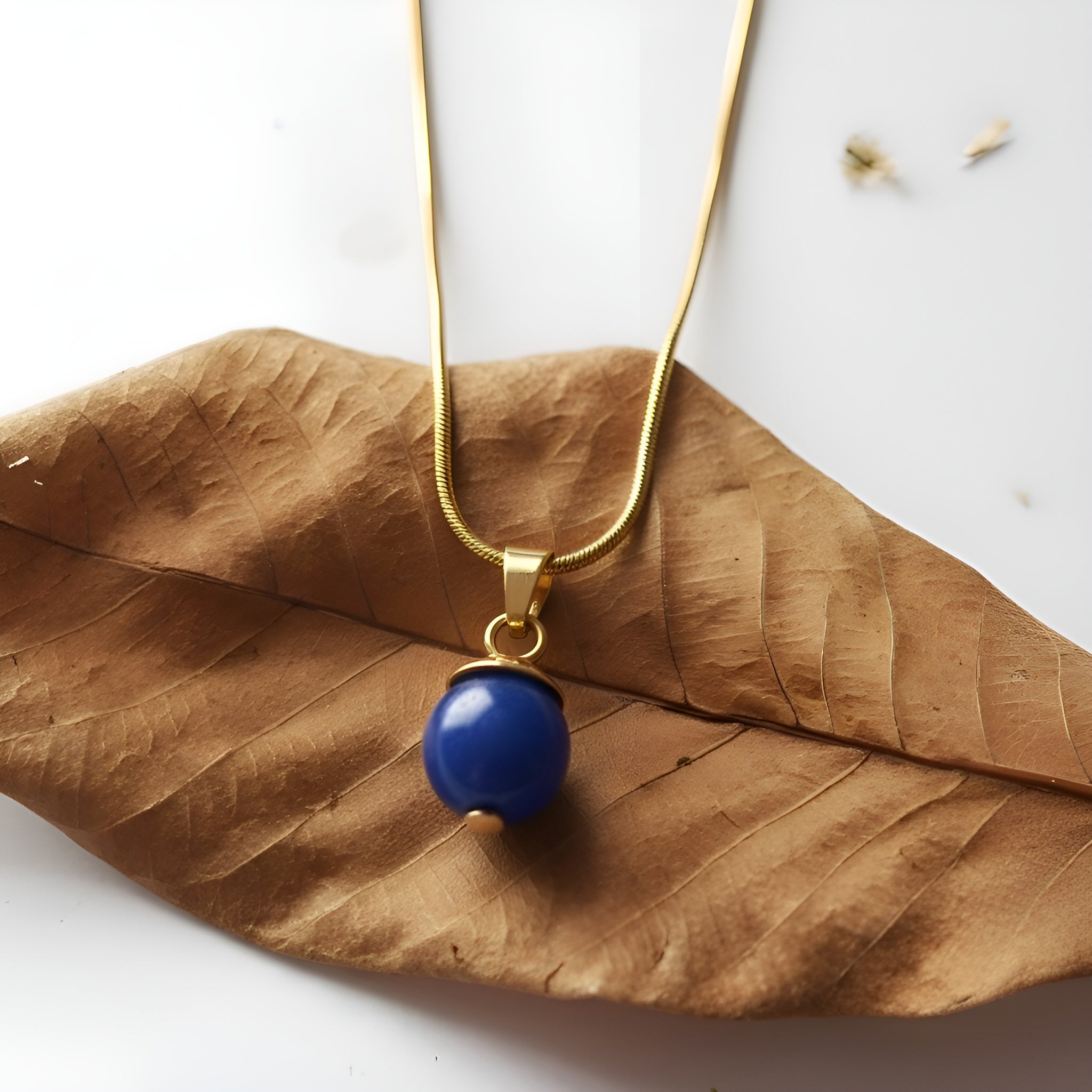 The Sapphire Glow Pendant Necklace