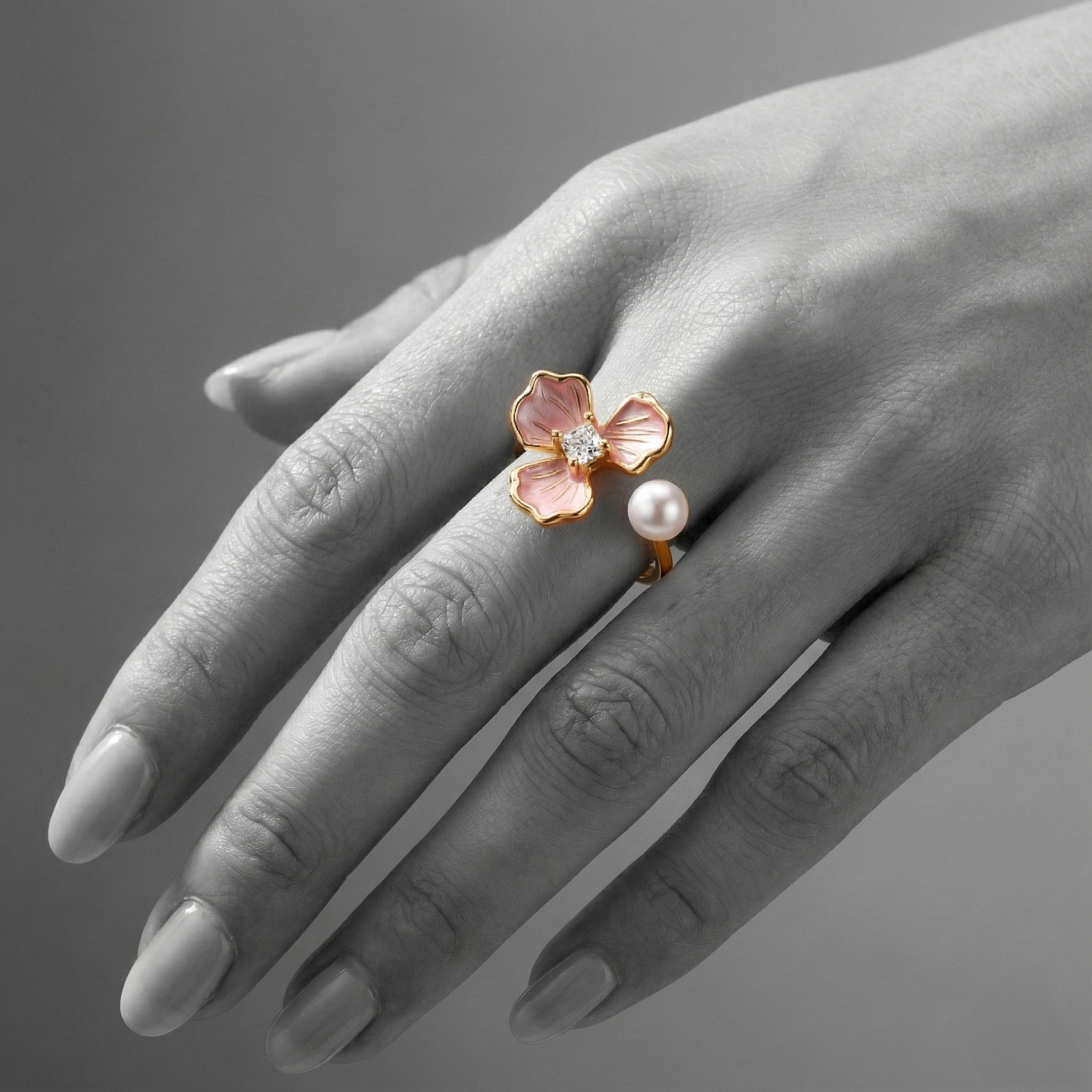 The Blush Bloom Ring