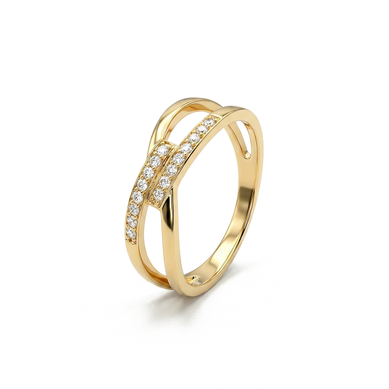 The Interlace Spark Ring