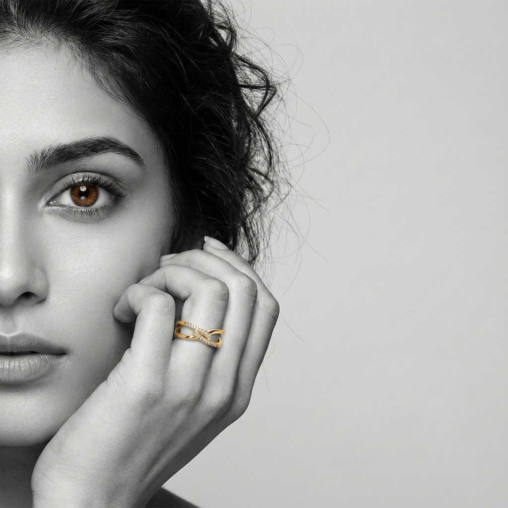 The Interlace Spark Ring