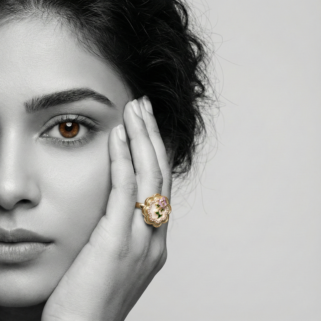 The Floral Whisper Ring