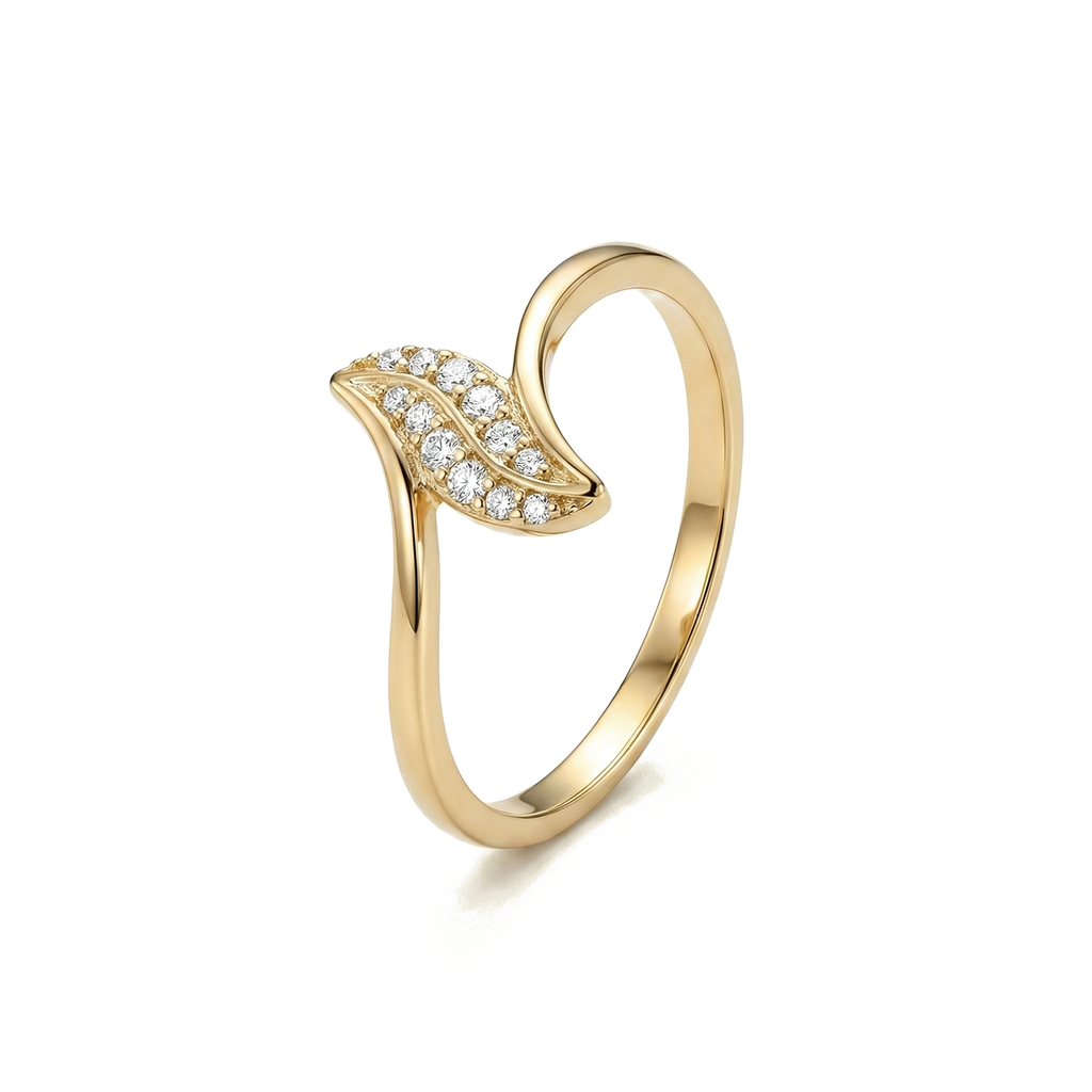 The Serene Wave Ring