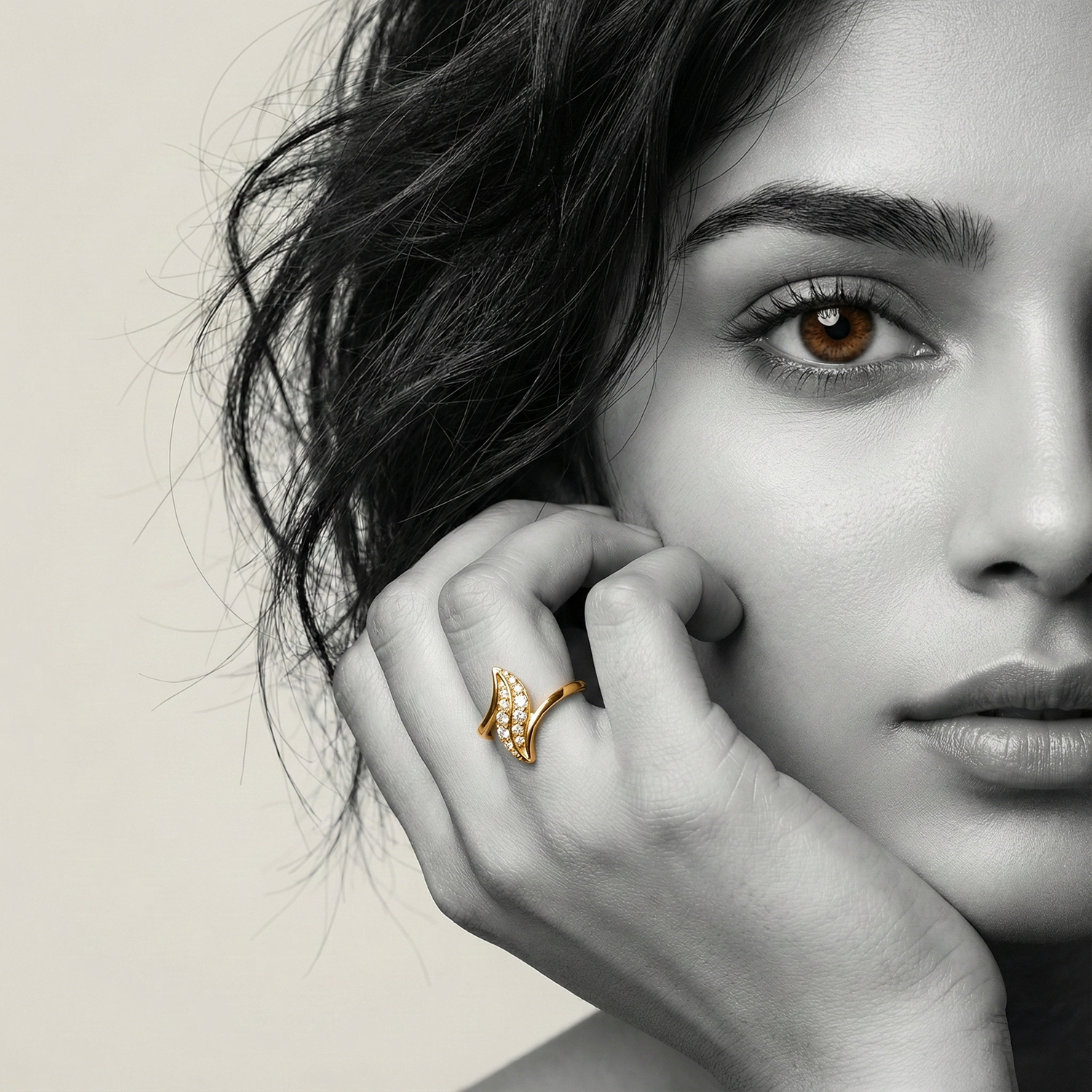 The Serene Wave Ring