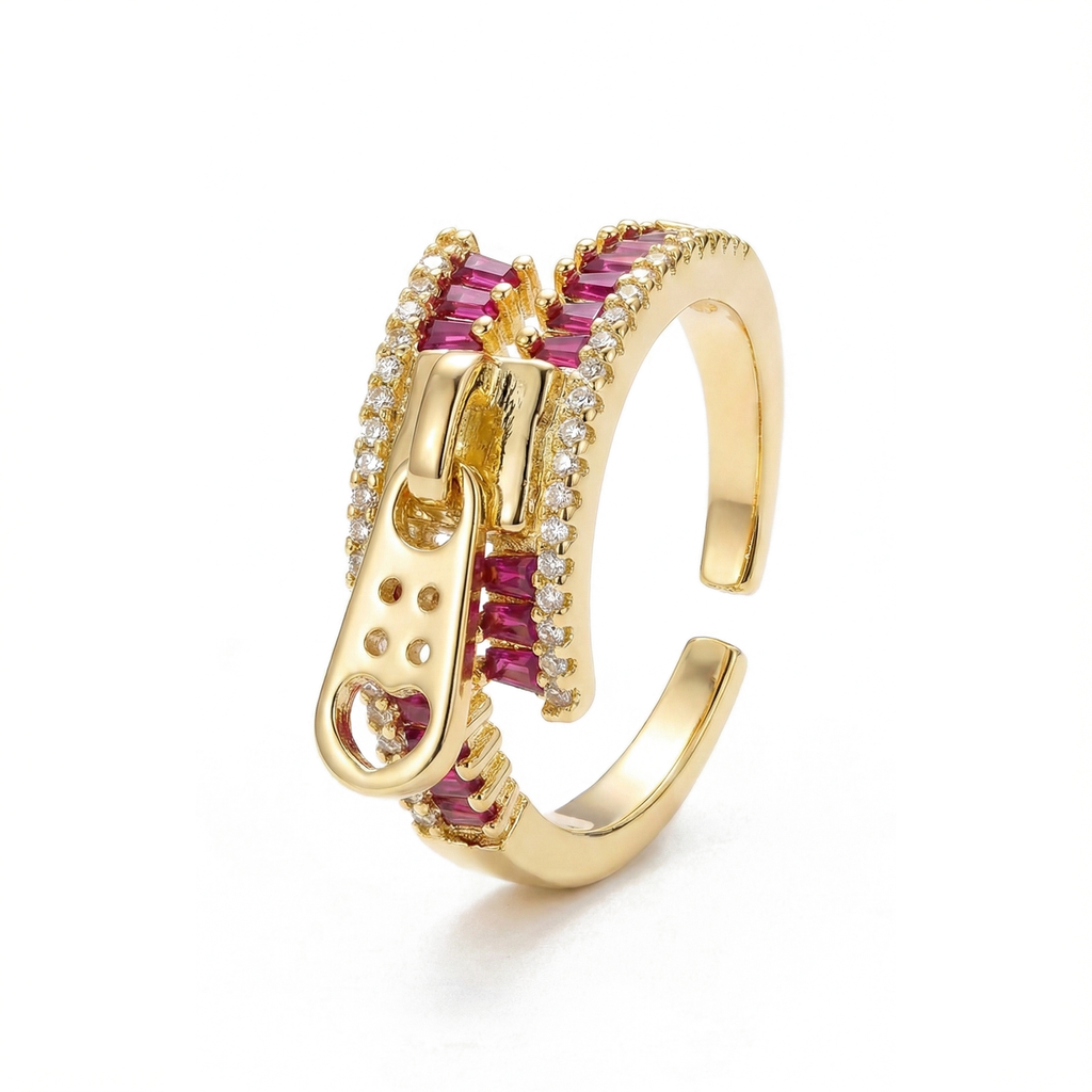 The Crimson Buckle Ring