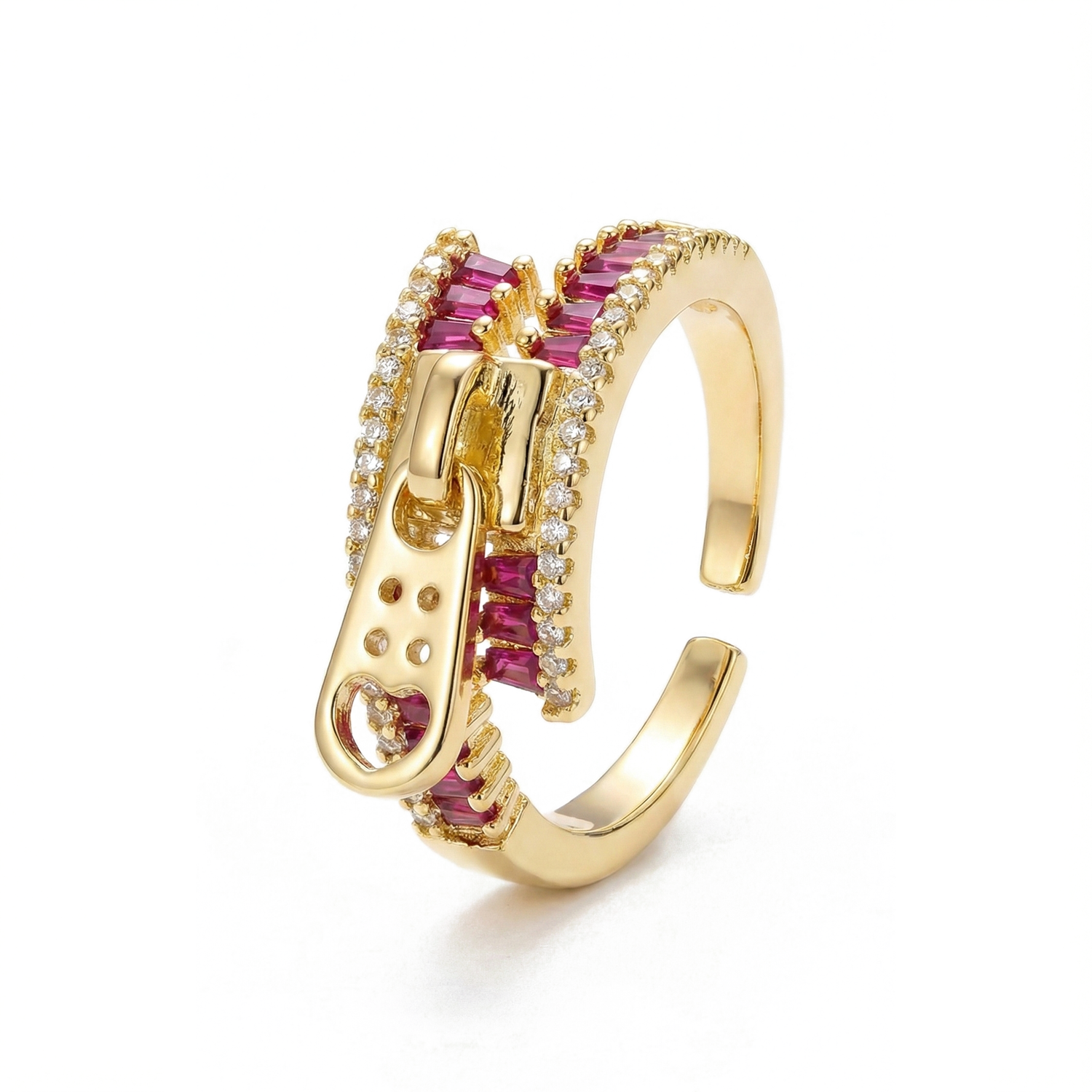 The Crimson Buckle Ring