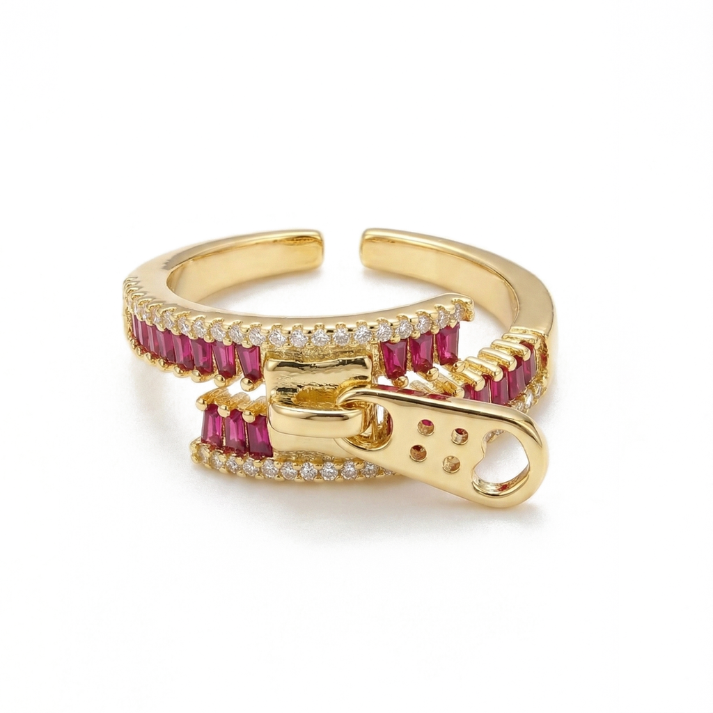 The Crimson Buckle Ring